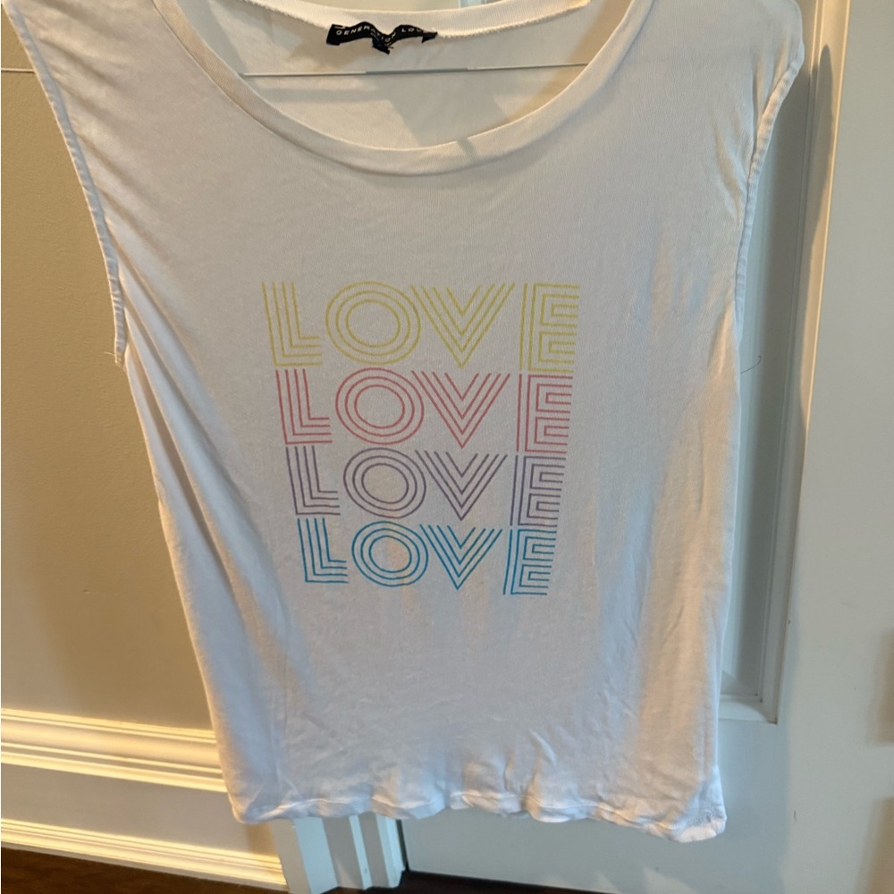 Generation Love Pink and Blue Fitted T-Shirt